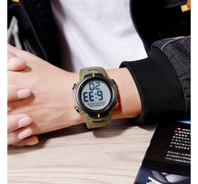 Skmei 1560 Green-Orange