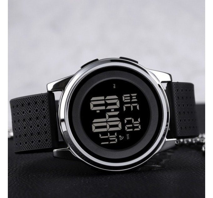 Skmei 1502SI Black-Silver
