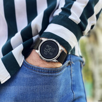 Skmei 1502SI Black-Silver