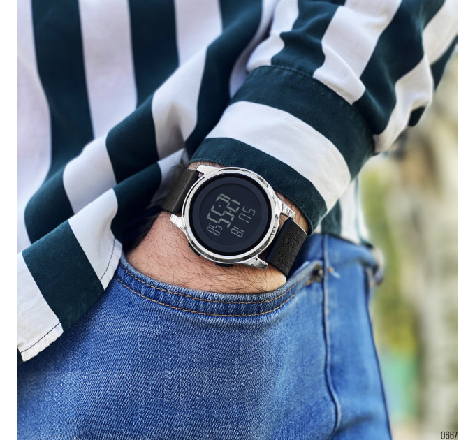 Skmei 1502SI Black-Silver