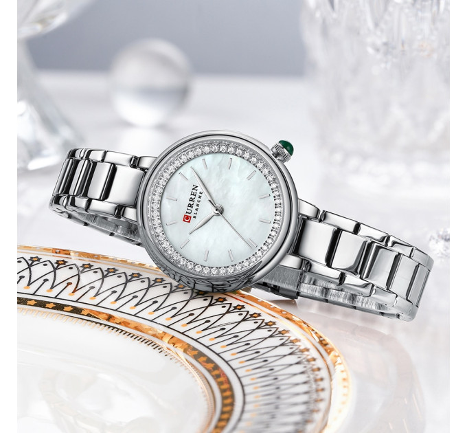 Curren 9089 Silver-White