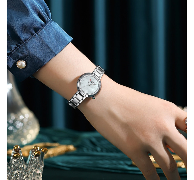 Curren 9089 Silver-White