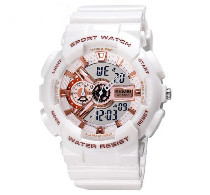 Skmei 1688 White-Cuprum