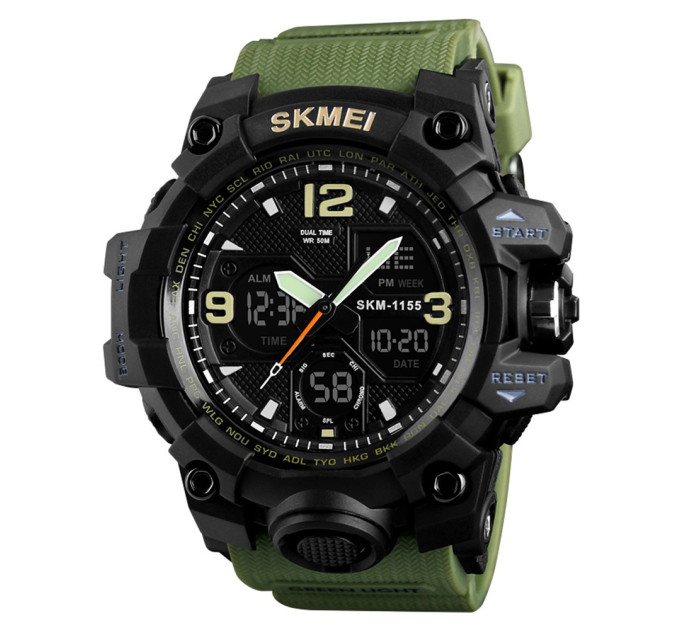 Skmei 1155 Black-Military