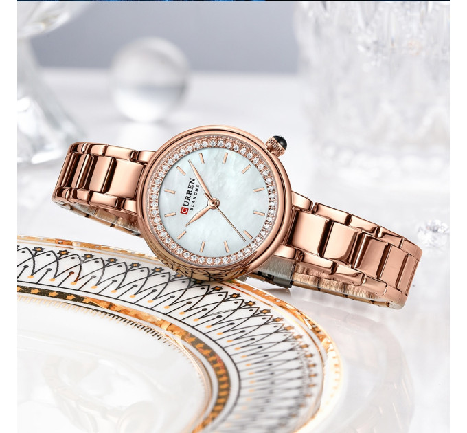 Curren 9089 Gold-White