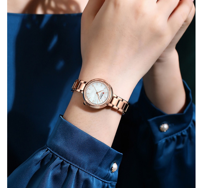Curren 9089 Gold-White