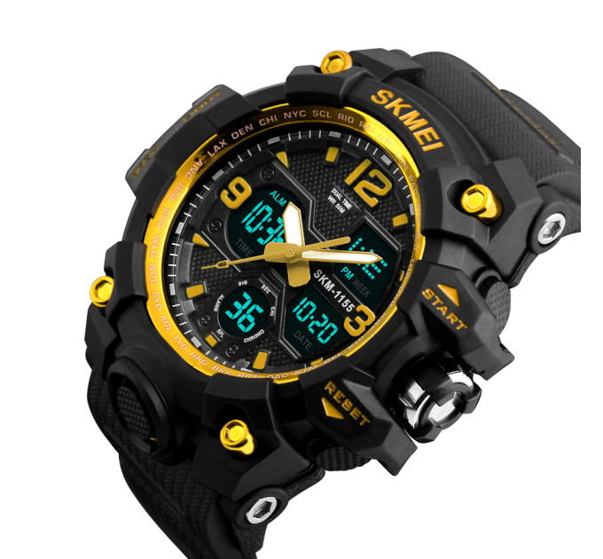 Skmei 1155 Black-Gold