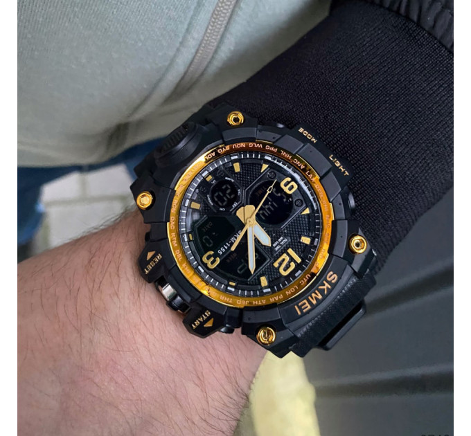 Skmei 1155 Black-Gold