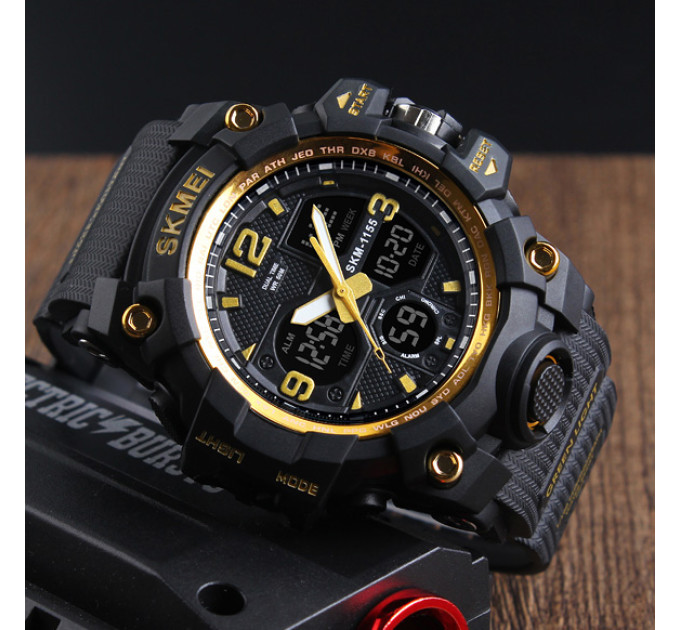 Skmei 1155 Black-Gold