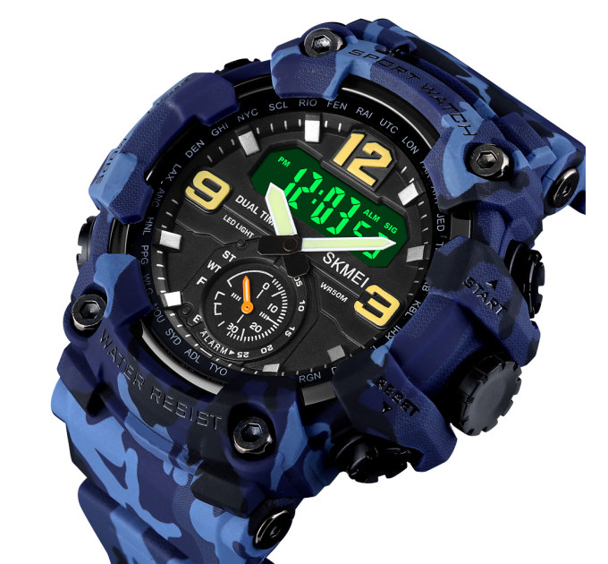 Skmei 1637 Blue-Military SALE