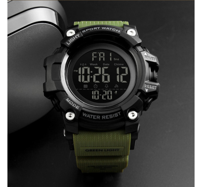 Skmei 1384 Black-Military Wrisband