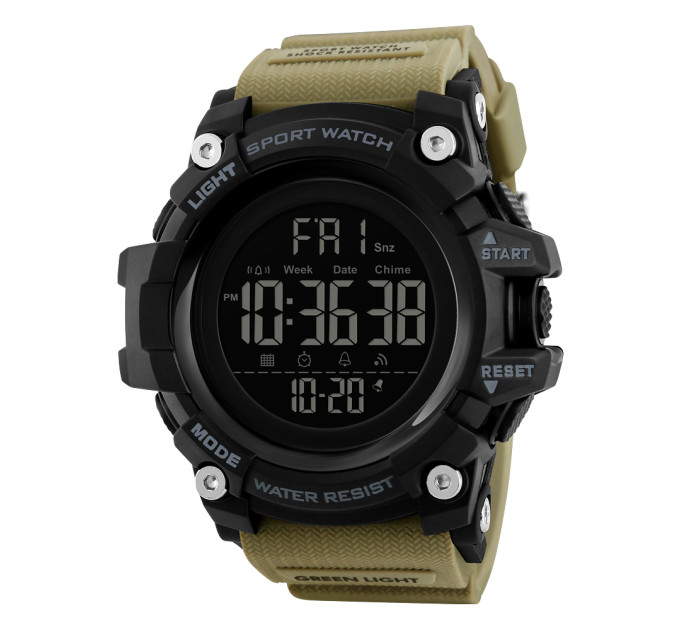 Skmei 1384 Black-Khaki Wrisband