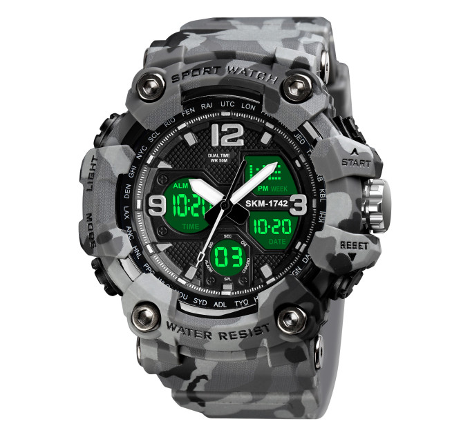 Skmei 1742 Gray Military. SALE