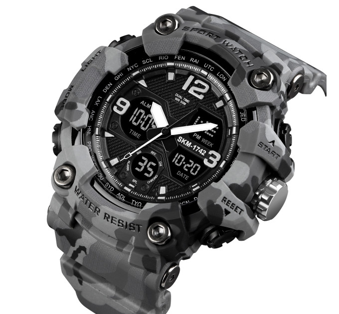 Skmei 1742 Gray Military. SALE