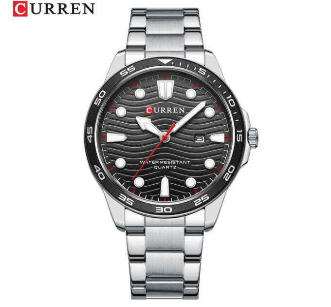 Curren 8426 Silver-Black