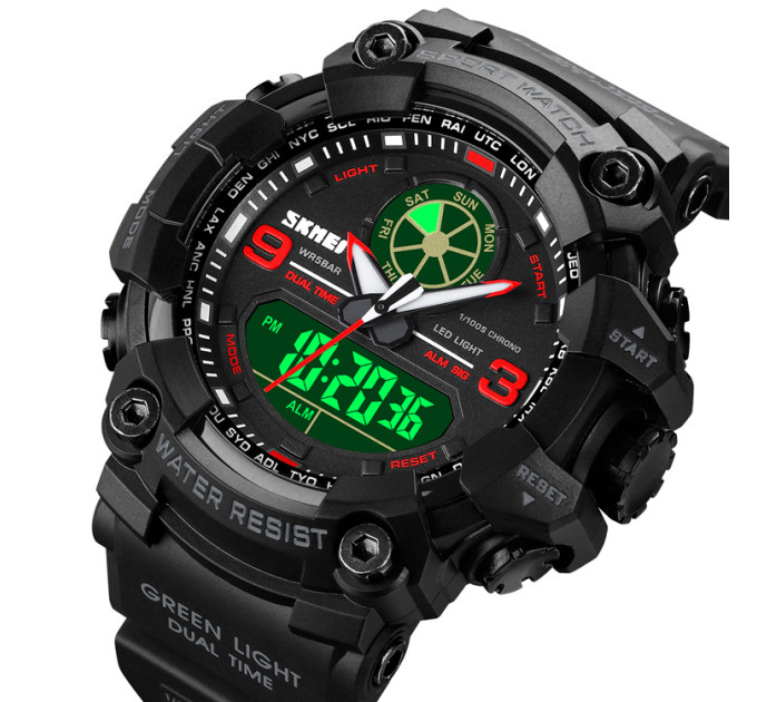 Skmei 1818 Black-Red. SALE