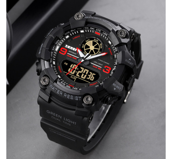 Skmei 1818 Black-Red. SALE