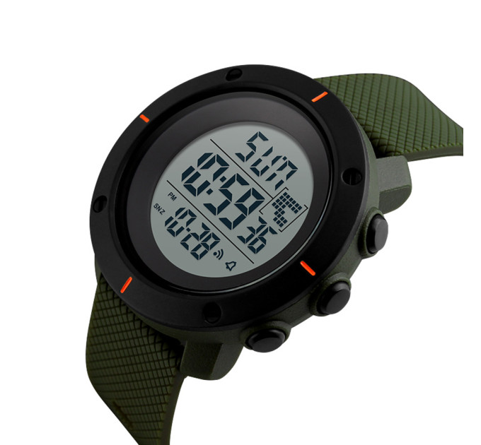 Skmei 1213AG Black-Military Wristband
