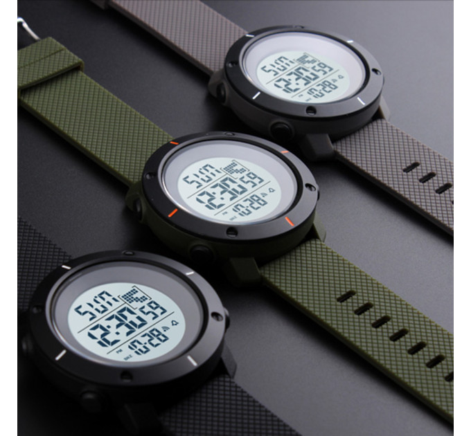 Skmei 1213AG Black-Military Wristband