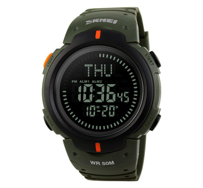 Skmei 1231AG Military Smart Watch + Compass