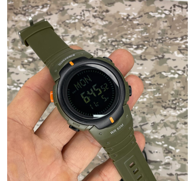 Skmei 1231AG Military Smart Watch + Compass