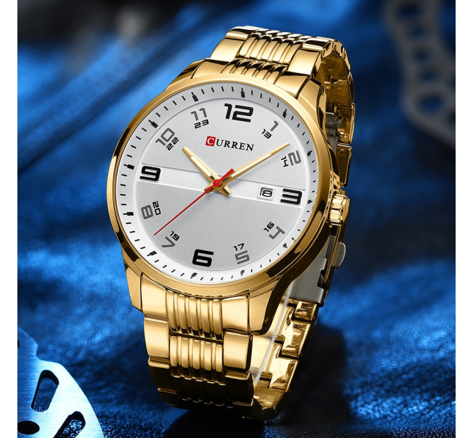 Curren 8411 Gold-White