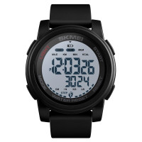 Skmei 1469BKWT Black STOPPED