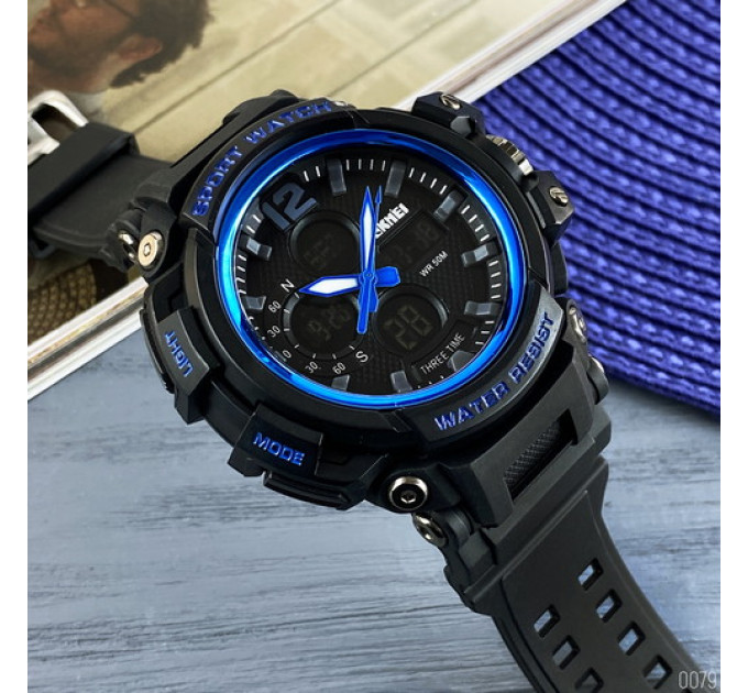 Skmei 1343 Black-Blue
