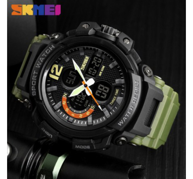 Skmei 1343 Black-Militari Wristband
