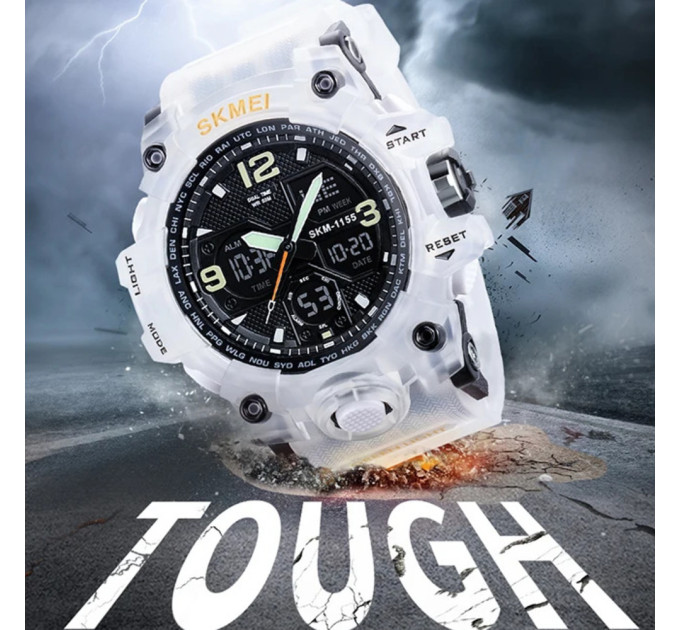 Skmei 1155BWT White-Black