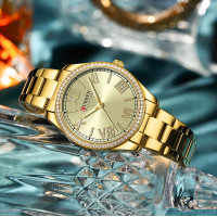 Curren 9088 Gold-Gold