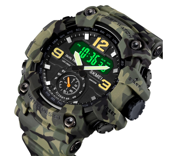 Skmei 1637CMGN Camo Green.