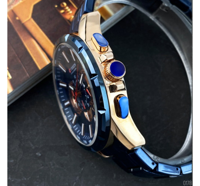 Curren 8363 Blue-Cuprum