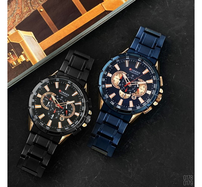 Curren 8363 Blue-Cuprum