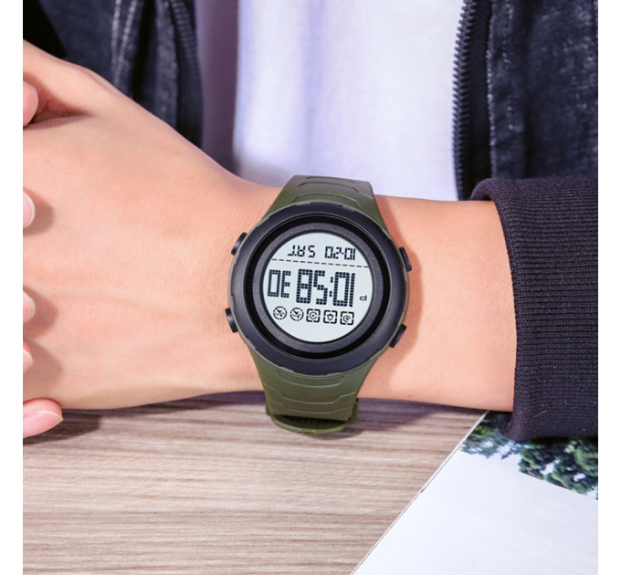 Skmei 1674AGWT Army Green-white