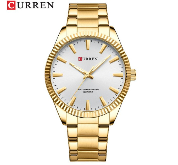Curren 8425 Gold-White