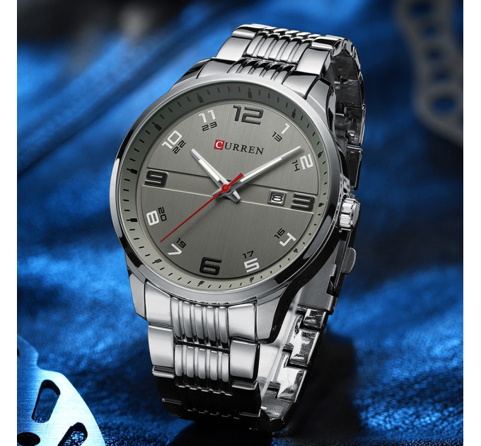 Curren 8411 Silver-Grey