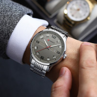 Curren 8411 Silver-Grey