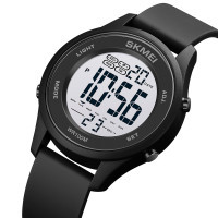 Skmei 1758BKBKWT Black Black White