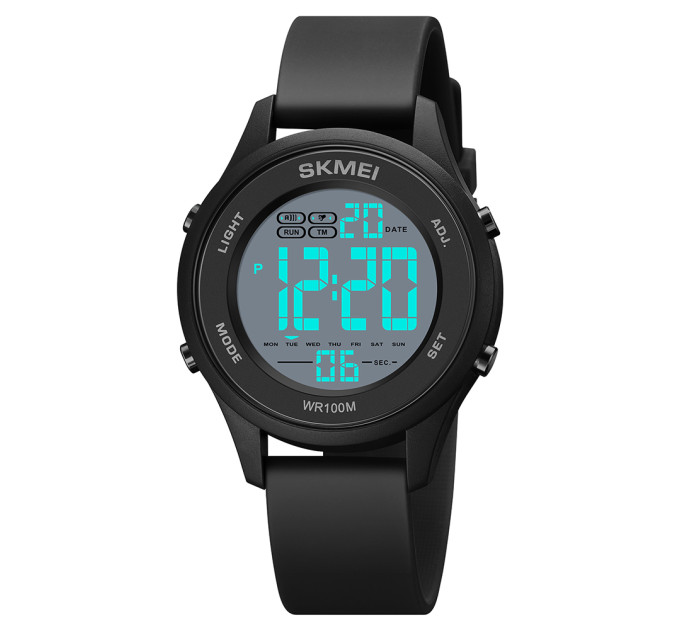 Skmei 1758BKBKWT Black Black White