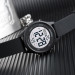 Skmei 1758BKBKWT Black Black White