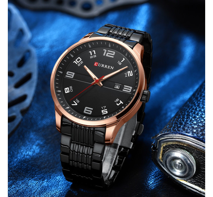 Curren 8411 Black-Gold