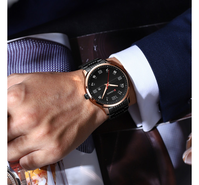 Curren 8411 Black-Gold
