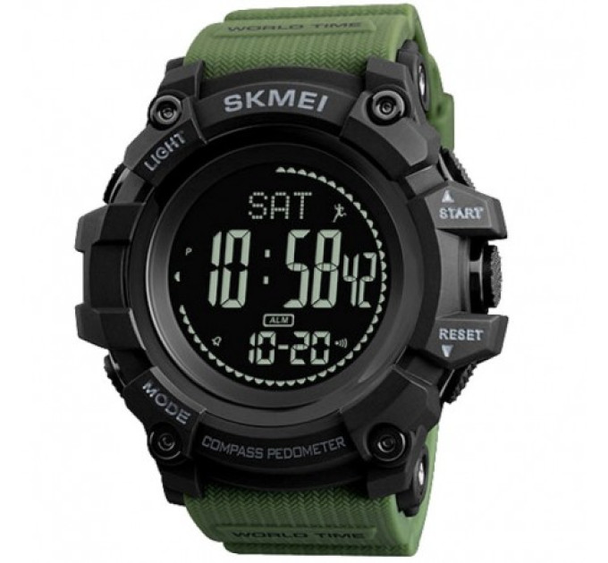 Skmei 1356AG Army Green + Compass