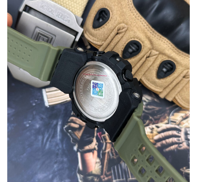 Skmei 1356AG Army Green + Compass