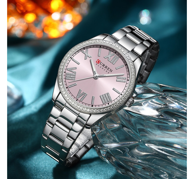 Curren 9088 Silver-Pink