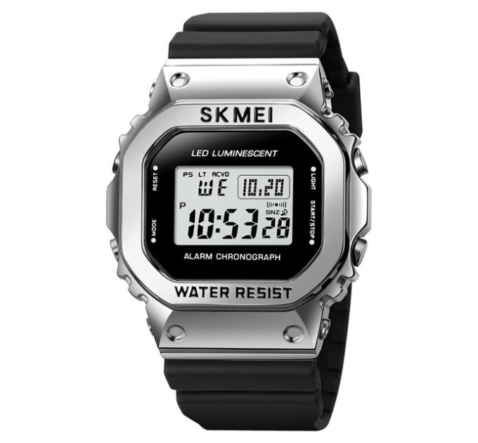 Skmei 1851SIBK Silver Black