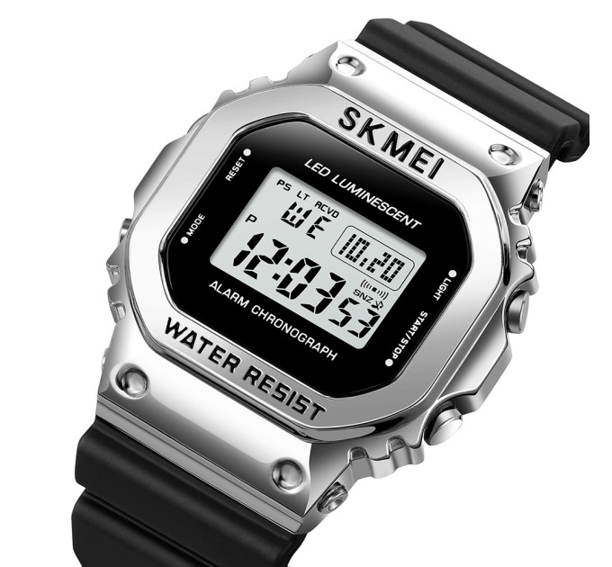 Skmei 1851SIBK Silver Black