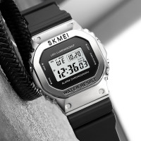 Skmei 1851SIBK Silver Black