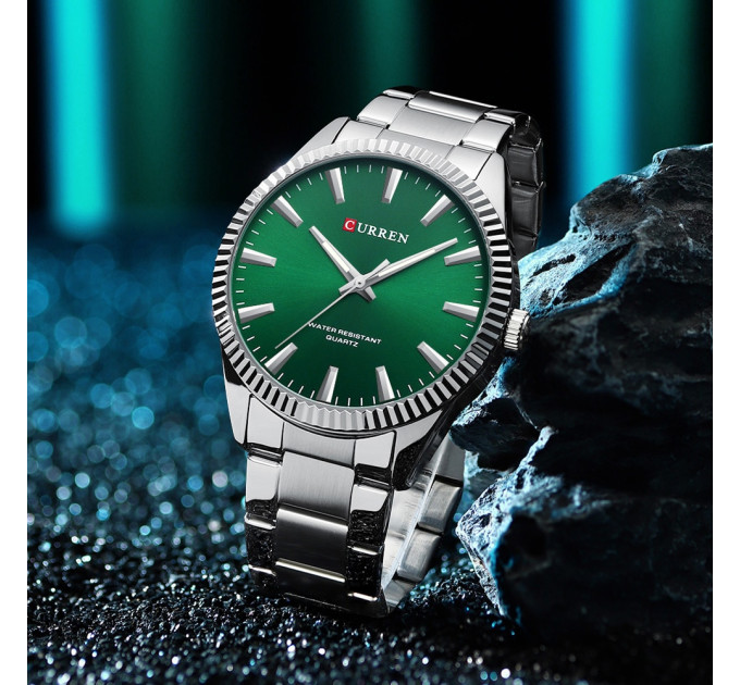 Curren 8425 Silver-Green